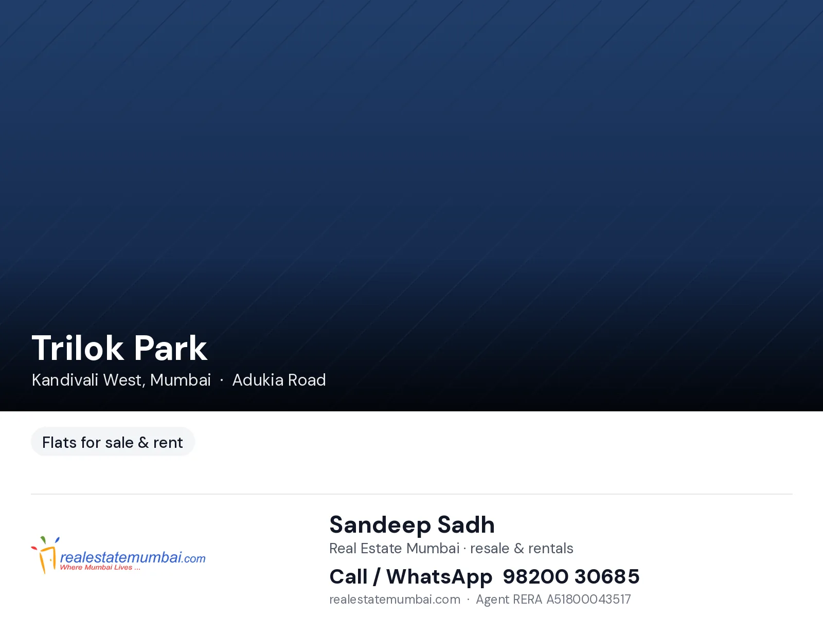 Trilok Park, Kandivali West