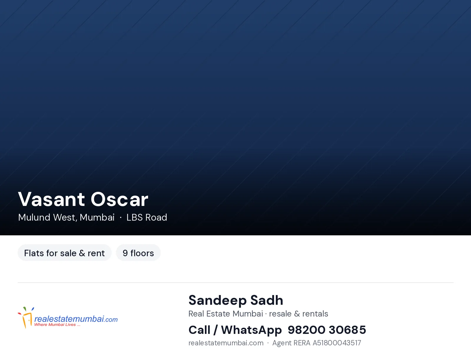 Vasant Oscar, Mulund West