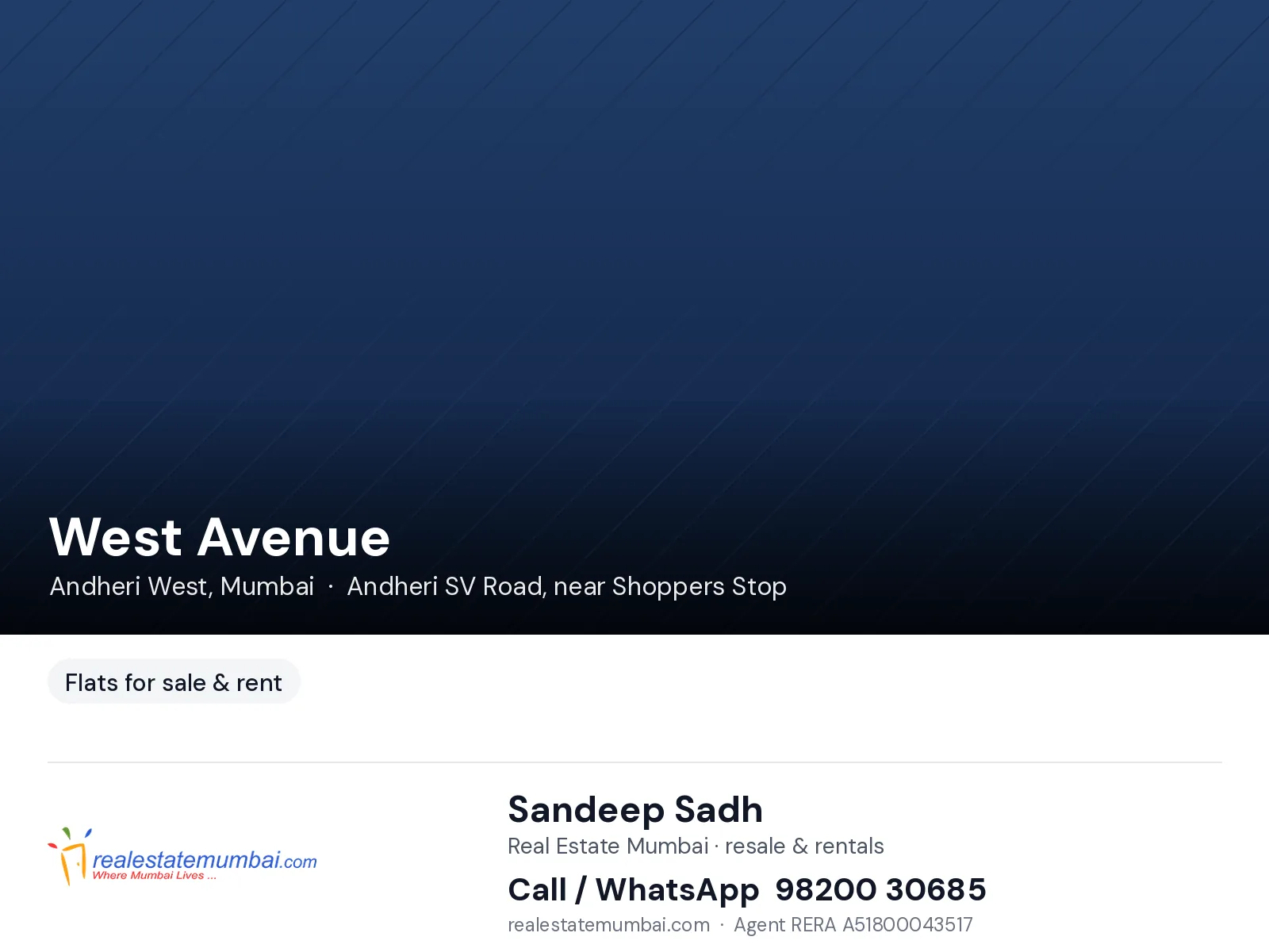 Office West Avenue, Andheri West — for Rent