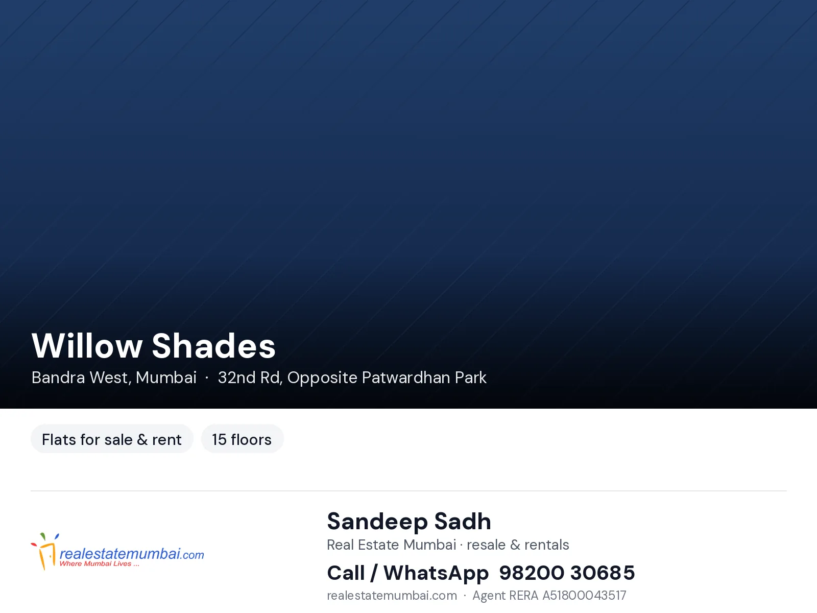 Willow Shades, Bandra West