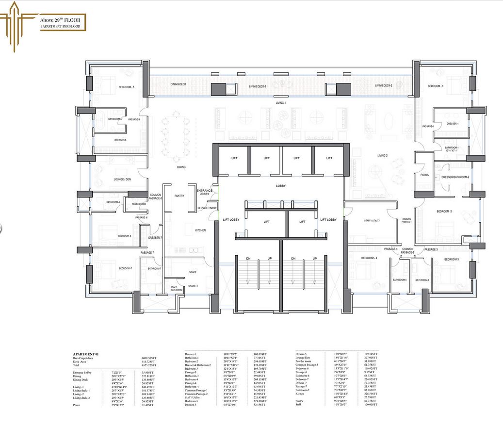 11139 Oth Trinity Vertical Above 29Th 1 Flat Per Floor - Sumer Trinity Vertical, Prabhadevi
