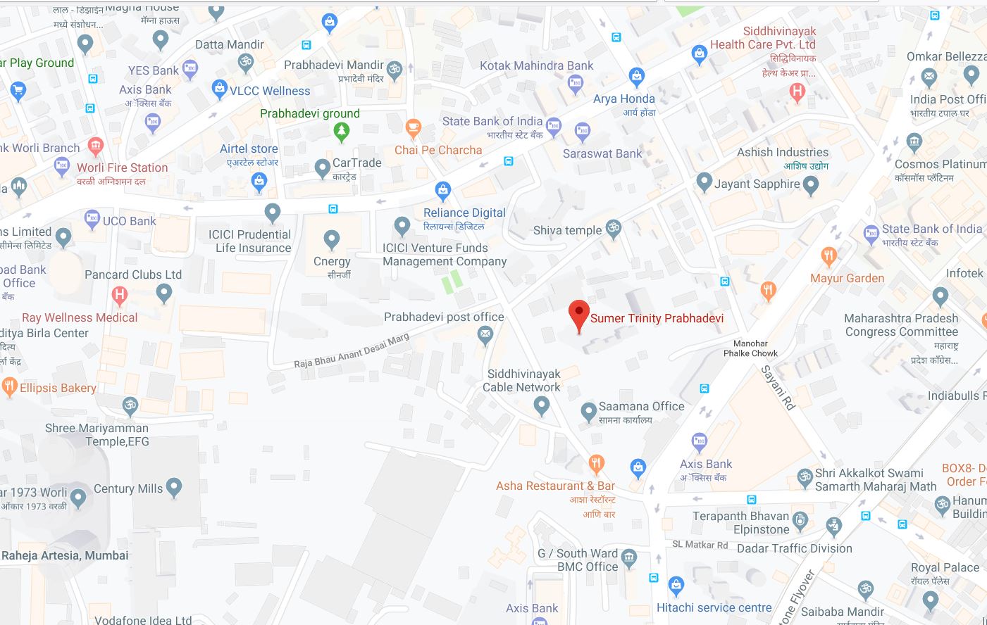 11139 Oth Trinity Vertical Location - Sumer Trinity Vertical, Prabhadevi