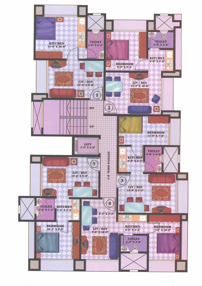 1152 Oth Floor Plan Heritage Park - The Park, Jogeshwari