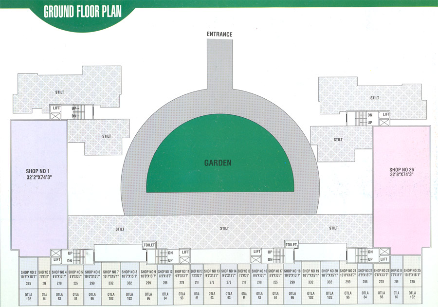1212 Oth Ground Floor Plan - Shree Gayatri Hsg  Society, New Panvel