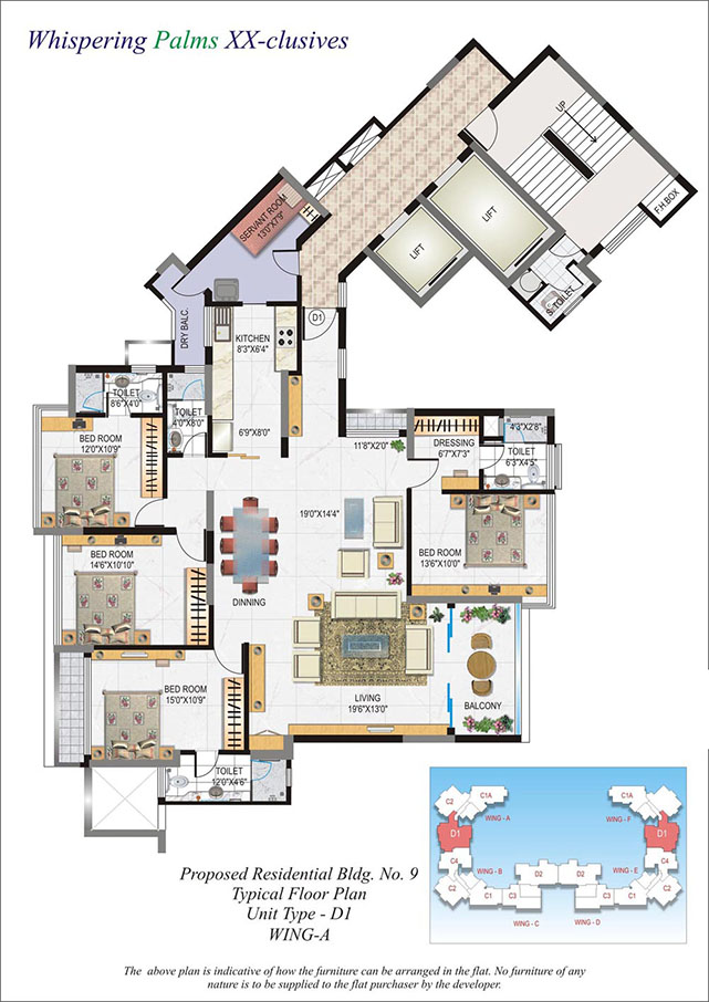 1291 Oth Floor Plan V - Whispering Palms Exclusive, Kandivali East