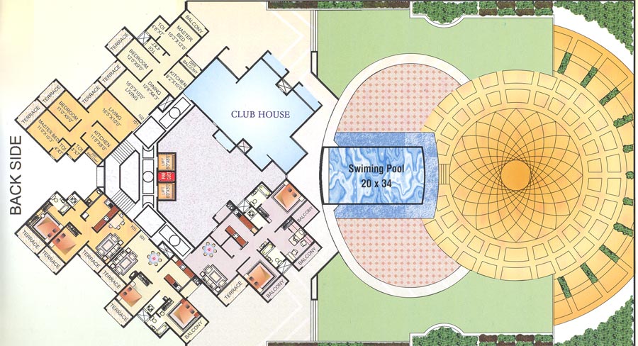1379 Oth First Floor Plan - Mangla Tower, Vashi