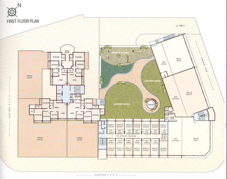 3 BHK Bhoomi Tower, Kharghar — for Rent