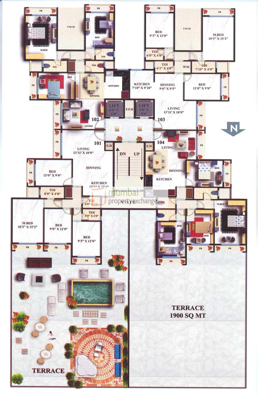 2 Mahavir Ornate, Koparkhairne — for Sale