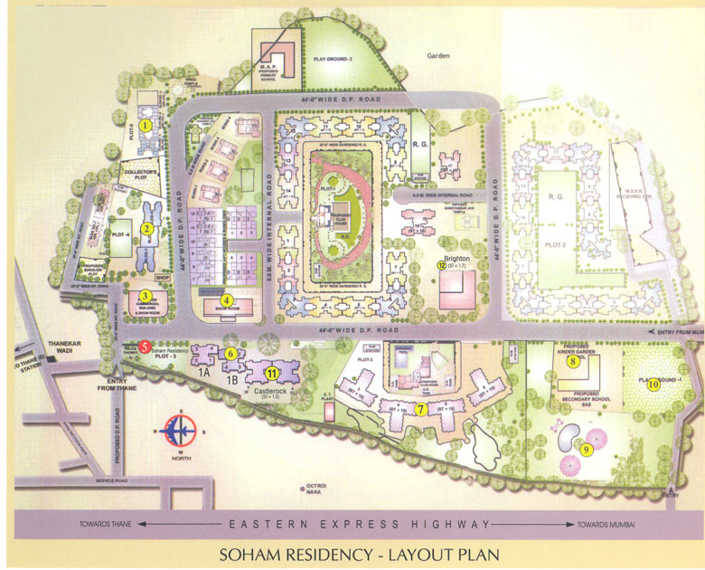 3 BHK Soham Residency, Mulund East — for Sale