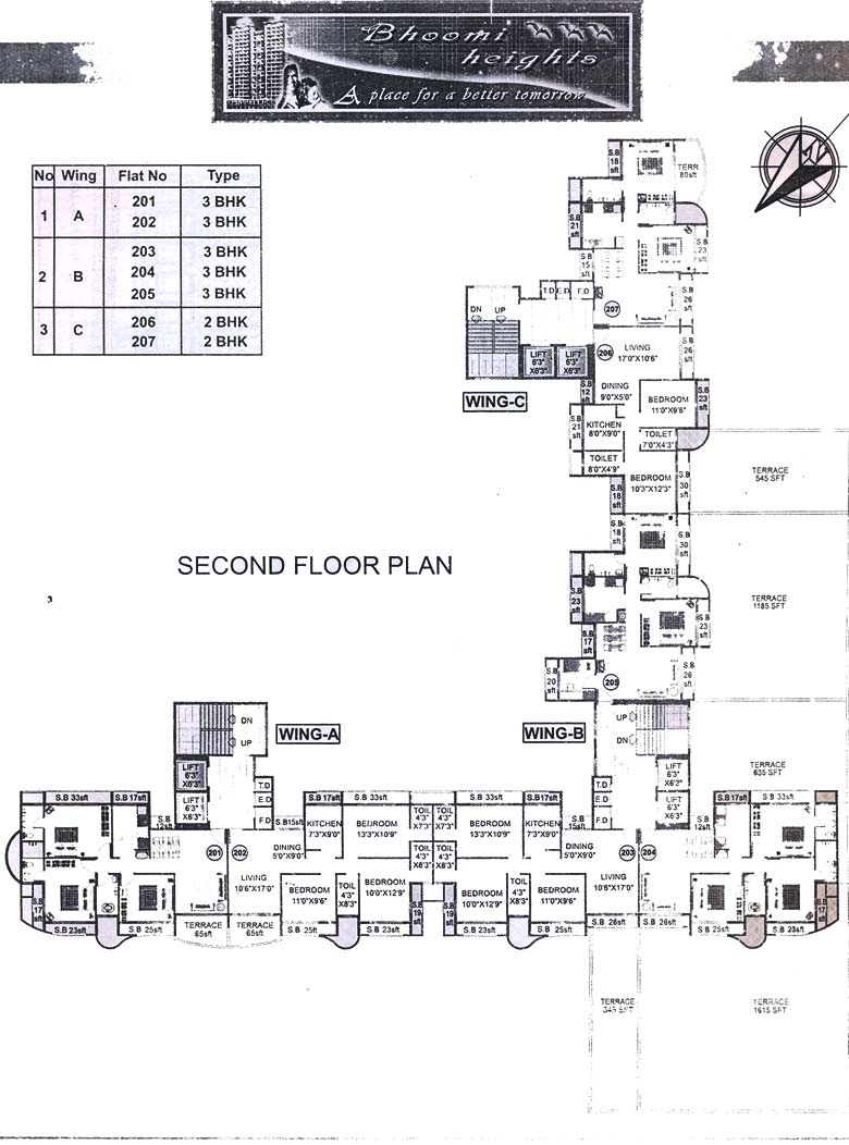 3 BHK Bhoomi Heights, Kharghar — for Sale