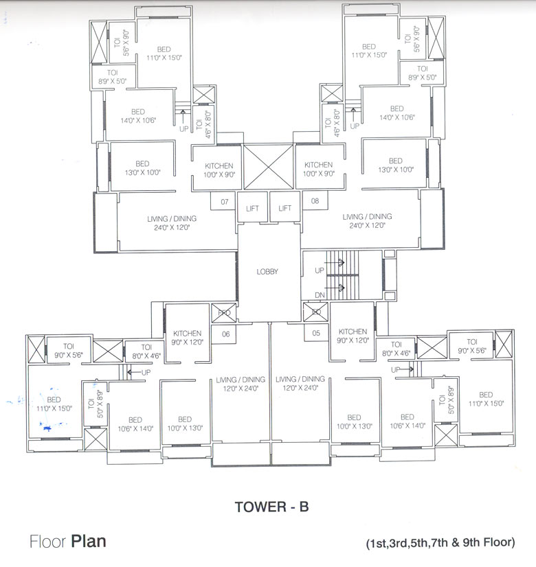 2 BHK Madhu Kunj, Khar West — for Rent