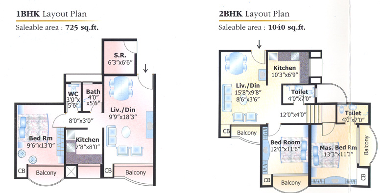 2 BHK Keshav Kunj III, Sanpada — for Sale