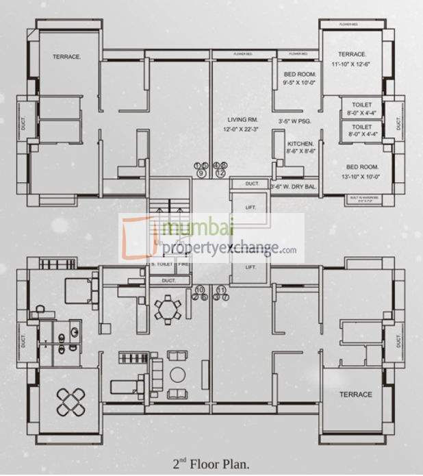 2551 Oth Floor Plan - Jangid Galaxy, Thane West