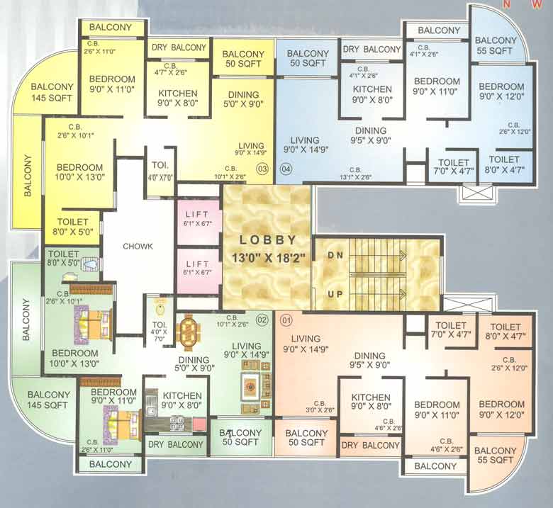 2 BHK Shree Ambika Complex, Ghansoli — for Sale