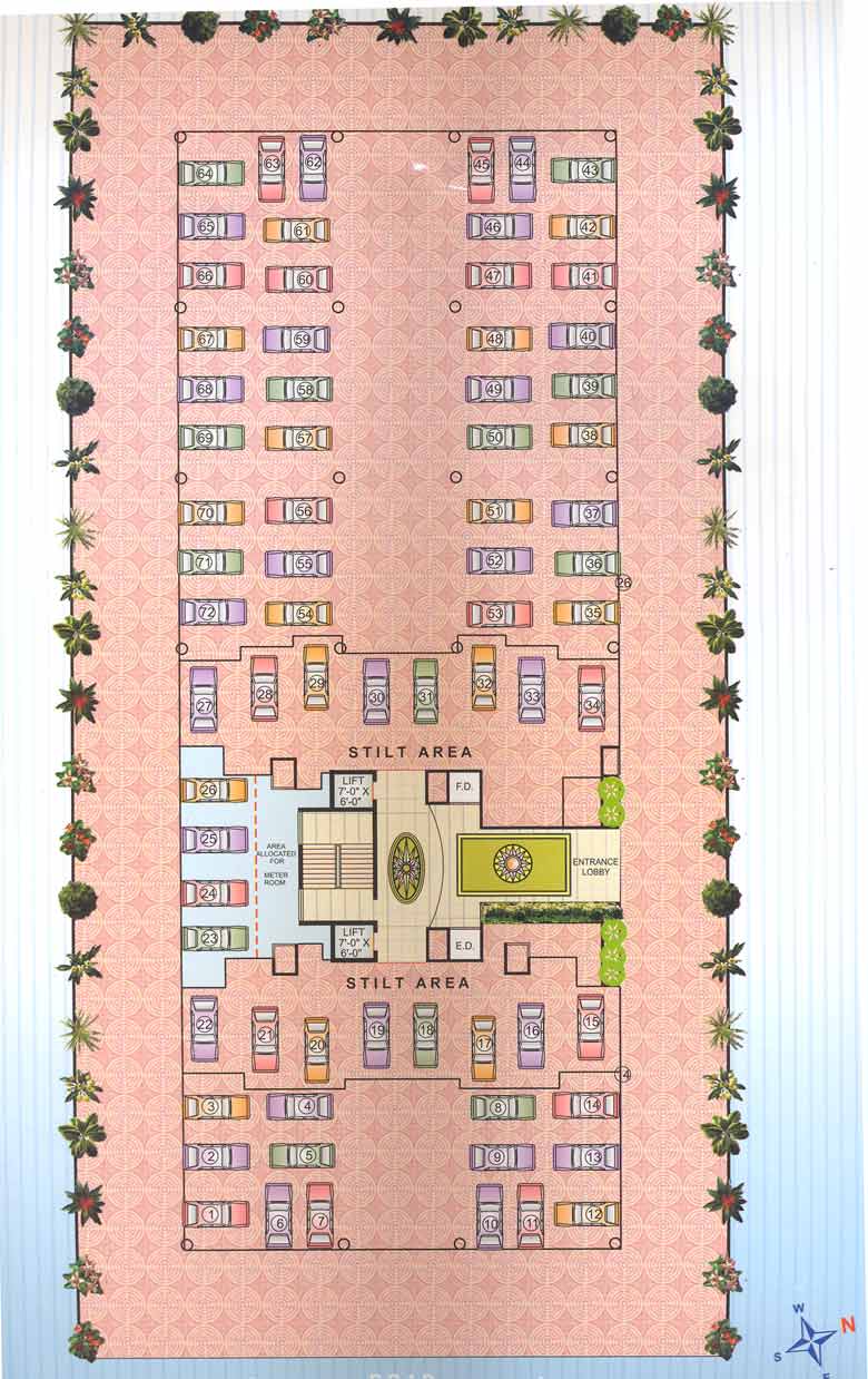 2819 Oth Ground Floor Plan - Kasturi Heights, Kharghar