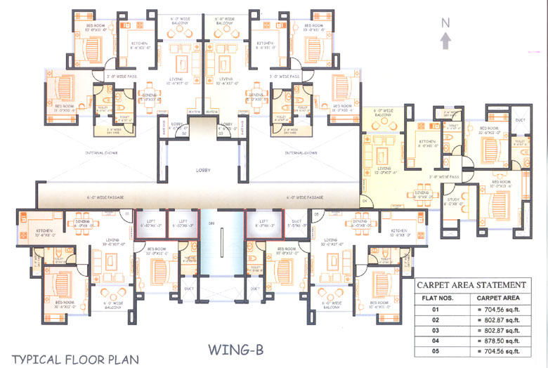3 BHK Pride Presidency Luxuria, Thane West — for Sale