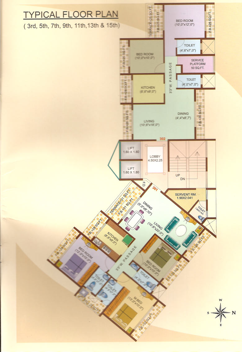 2 BHK Breeze Park, Koparkhairne — for Sale