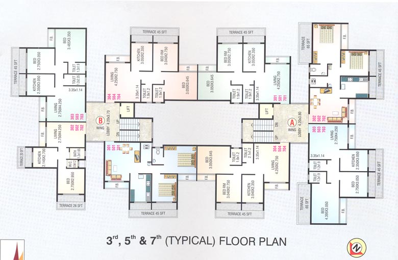 3143 Oth Floor Plan - Shikhar Complex, Kandivali West