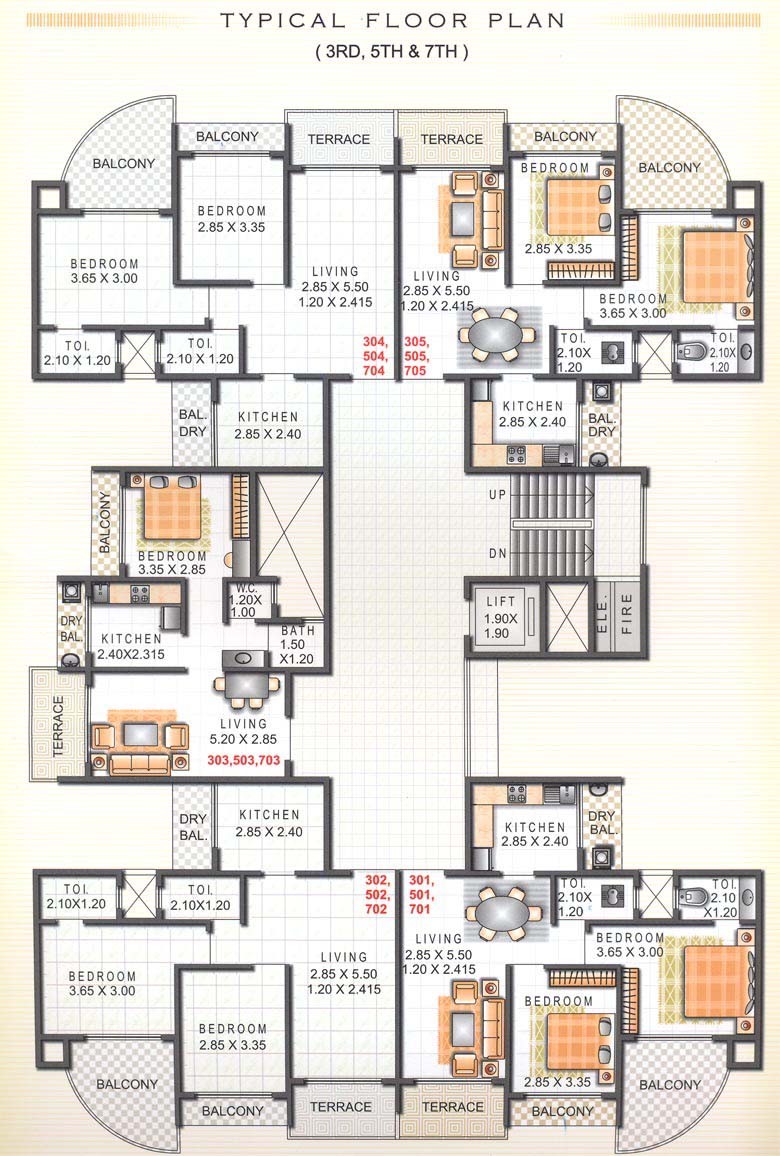 2 BHK Moreshwar Heights, Kamothe — for Sale