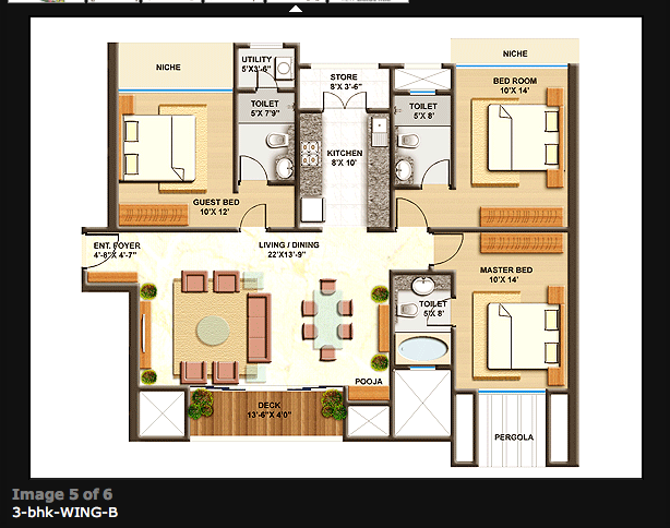 3197 Oth Floor Plan 2  - Lodha Imperia, Bhandup