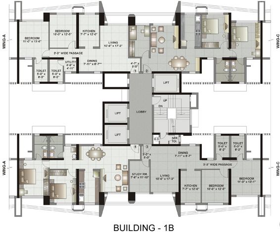 5 BHK Kalpataru Gardens Phase II, Kandivali East — for Sale