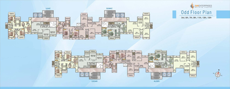 3 BHK Rosewood Heights, Kharghar — for Sale