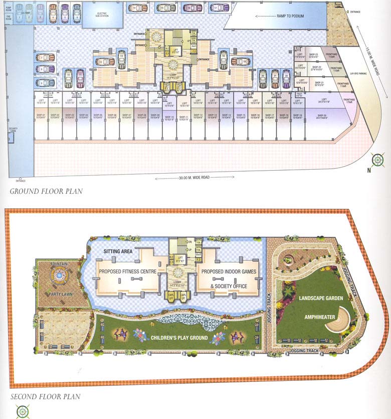3 BHK Bhoomi Oscar, Ghansoli — for Rent