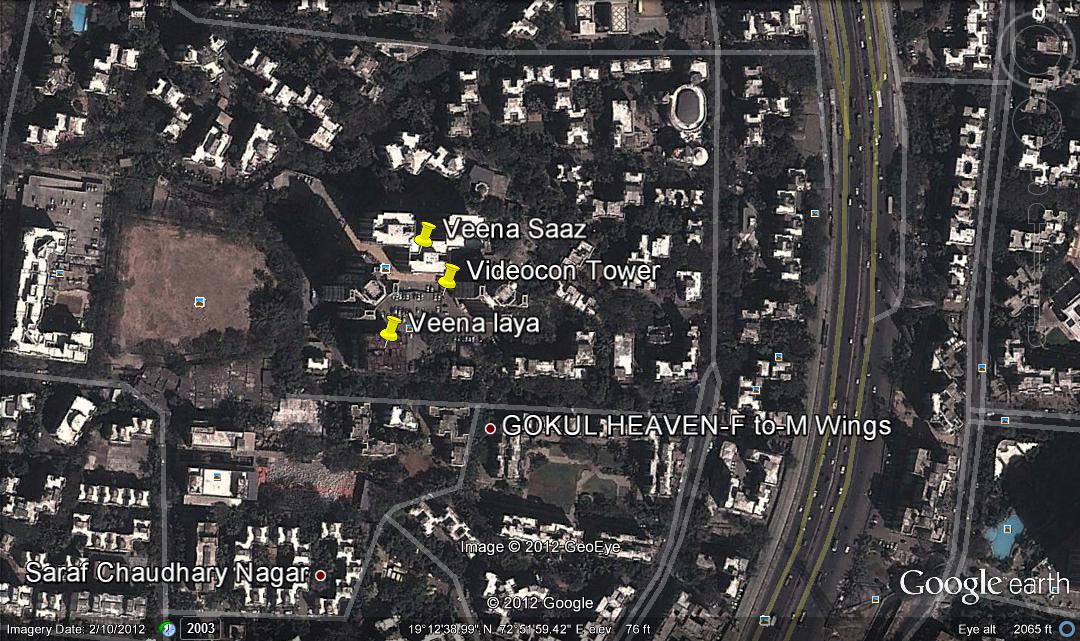 3363 Oth Google Earth - Veena Saaz, Kandivali East