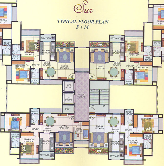 2 BHK Flats on Rent in Veena Saaz, Kandivali East
