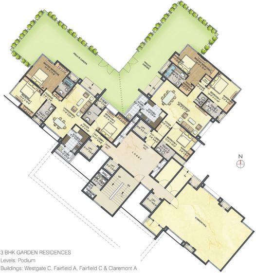 3420 Oth Floor Plan 1 - Lodha Luxuria, Thane West