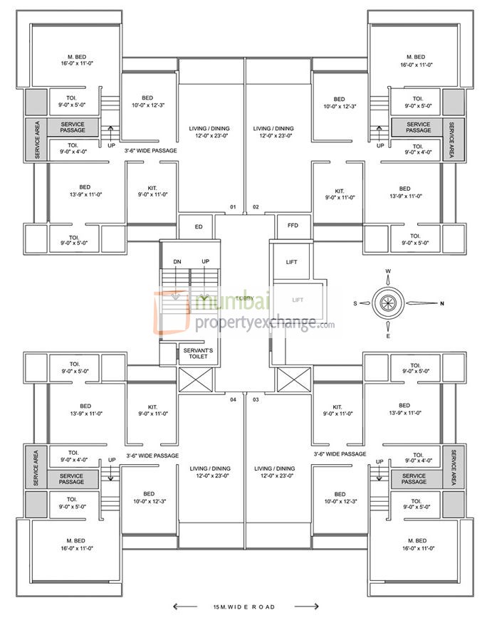 3495 Oth Floor Plan 2  - Progressive Highness, Sanpada