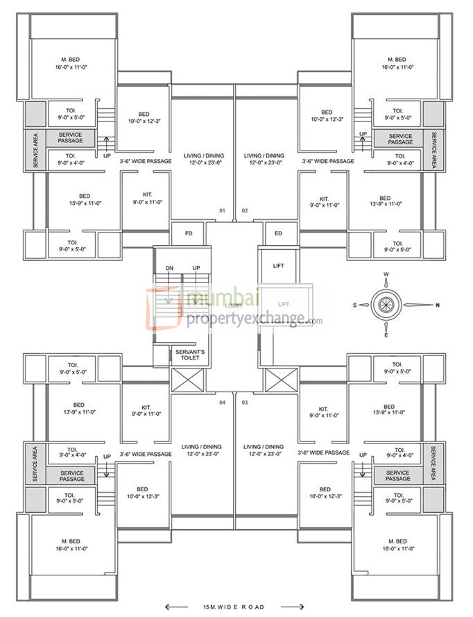 3495 Oth Floor Plan 3  - Progressive Highness, Sanpada