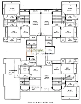 3 BHK Progressive Highness, Sanpada — for Rent — photo 13 thumbnail