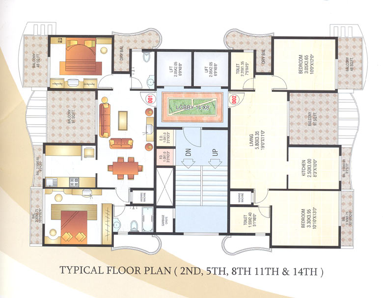 2 Everest, Opp. Ganga Bhavan — for Rent