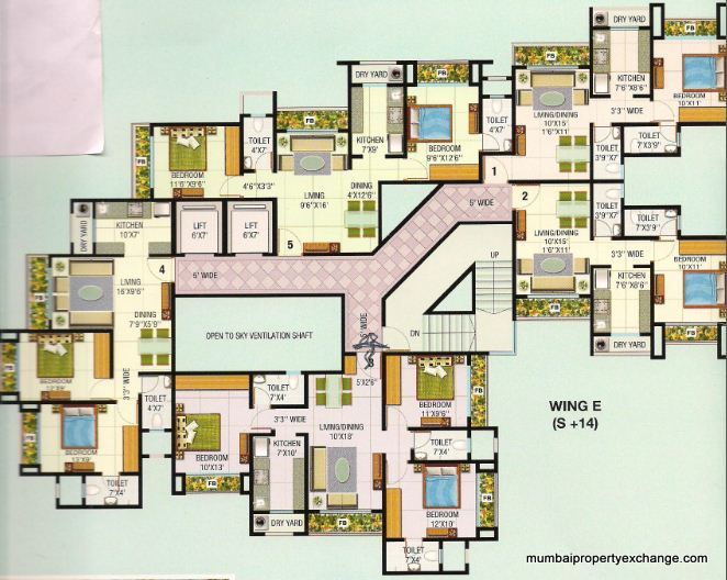3544 Oth Floor Plan 1  - Shree Krishna Complex, Borivali East