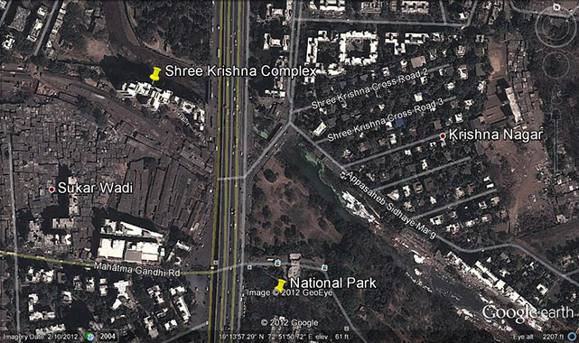 3544 Oth Google Earth - Shree Krishna Complex, Borivali East
