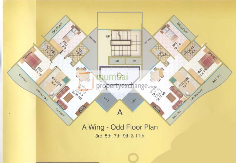 2 BHK Elite Heights, Kharghar — for Rent — photo 5