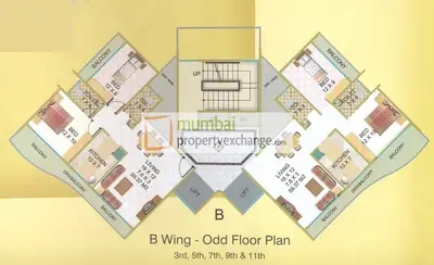 2 BHK Elite Heights, Kharghar — for Rent — photo 6 thumbnail
