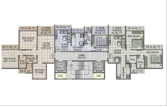 2 BHK Swaraj Planet, Koparkhairne — for Sale — photo 4