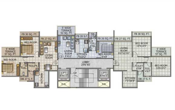 2 BHK Swaraj Planet, Koparkhairne — for Sale — photo 5