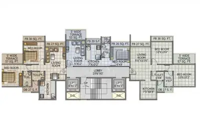2 BHK Swaraj Planet, Koparkhairne — for Sale — photo 5 thumbnail