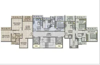 2 BHK Swaraj Planet, Koparkhairne — for Sale — photo 4 thumbnail