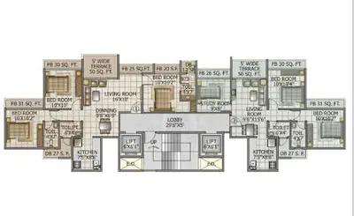 2 BHK Swaraj Planet, Koparkhairne — for Sale — photo 6 thumbnail