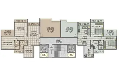 2 BHK Swaraj Planet, Koparkhairne — for Sale — photo 7 thumbnail