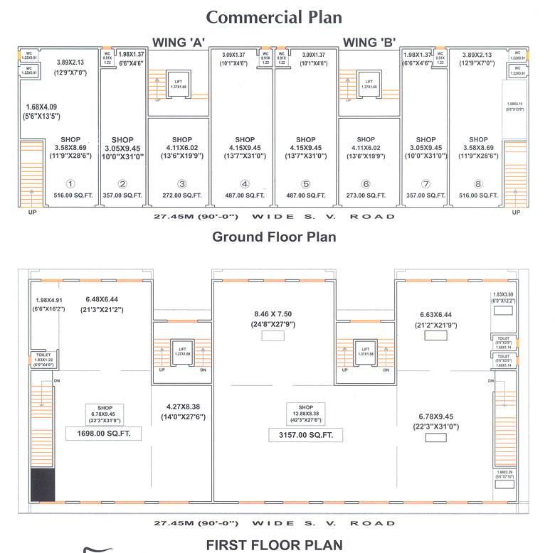 3892 Oth Commercial Floor Plan - Samadhan, Goregaon West