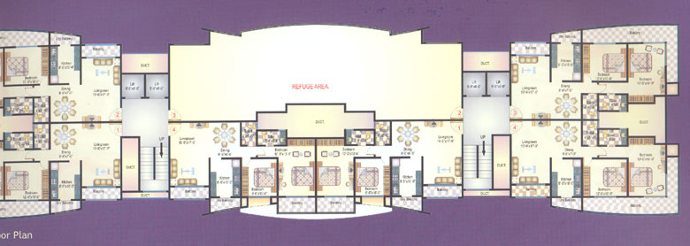3895 Oth Floor Plan I - Raviraj Palms, Bandra