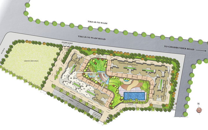 3957 Oth Layout - Kalpataru Hills, Thane West