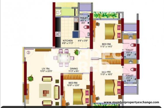 4024 Oth Floor Plans 1  - Ajmera Pristine, Borivali West