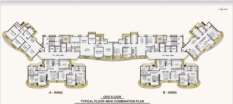 4075 Oth Floor Plan I - Cypress Aqua, Kharghar
