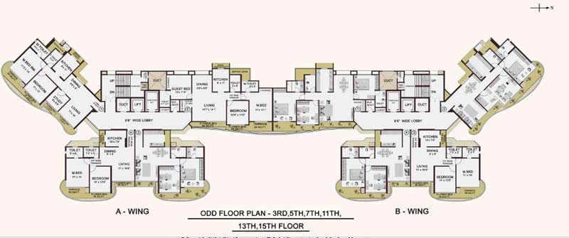 4075 Oth Floor Plan Ii - Cypress Aqua, Kharghar